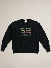 Vintage Paul Prudhomme Sweatshirt Good Cooking Eating Loving Embroidered USA M picture