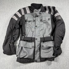 ⁠BMW Motorrad Savanna 2 Motorcycle Jacket Mens EU 46 US 36 S Gray Armored Tourin picture