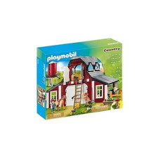Playmobil Country Barn With Silo Building Set 9315 picture