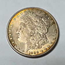1889 Morgan Silver Dollar $1 Business Strike Philadelphia Mint KM#110 picture