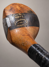 Antique Vintage Hillerich & Bradsby Par XL Hickory Wood Shaft Golf Club picture