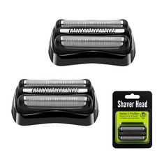 21B Series 3 Replacement Head Fits for Braun S3 21b 3010s, 3040s,5409 Black 2Pcs picture