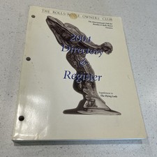 2004 Directory And Register The Rolls-Royce Owners Club picture