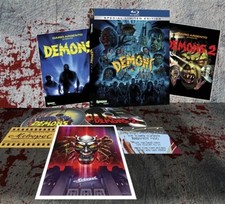 DEMONS 1 + 2 New Sealed Blu-ray Special Limited Edition Lumberto Bava picture