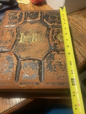 1877 The HOLY BIBLE A J Holman's Pictoral Family Bible Leather KJV engravings picture