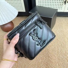 2026 Saint Laurent Beauty GWP VIP Vanity Case Converted Bag Black & Black 👛👛 picture