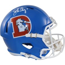 John Elway Autographed Denver Broncos F/S TB Helmet Beckett Witness 55196 picture