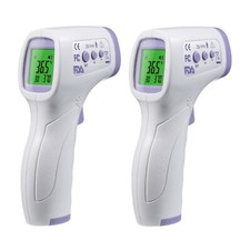 Set of 2 - Gag Gift Adjustable Temperature Forehead Thermometer to Fake a Fever picture