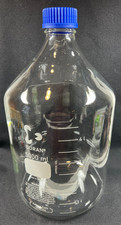 DURAN 5 Liter Laboratory Glass Bottle 5000mL Reagent Media Storage Flask GL Cap picture
