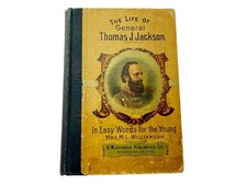 antique 1899 THE LIFE OF GENERAL THMAS J.JACKSON BOOK picture