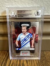 Panini 2018 Prizm World Cup Harry Kane #62 Black Gold Wave Auto BAS 00016182061 picture