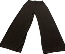 Express Tricot Womens Brown Wide Leg Pants Vintage 90s Festival Hippie S NWOT picture