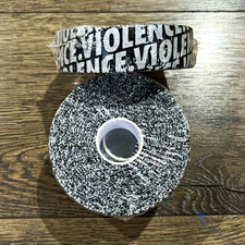 VIOLENCE Printed Adhesive Tape Rolls, Black & White Speckled - 3 Rolls picture
