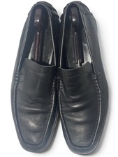 Gucci Black Leather Driving Loafers Men’s 10.5D Made in Italy picture