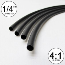 4:1 Black Heat Shrink Tubing Dual Wall Adhesive Glue tube Marine waterproof picture