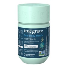 True Grace One Daily Men's Multivitamin Fermented - 30 Vegan Tablets picture