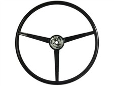 Black OE Style Reproduction Steering Wheel For 1965-1966 Ford Mustang picture