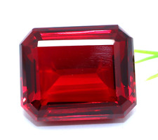 2000 Ct Natural Red Topaz Rare Brazilian Emerald Cut Certified Loose Gemstone picture