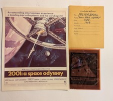 Stanley Kubrick 2001 Space Odyssey 4x5 Negative & Poster Still - 1968 picture