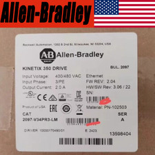 New Factory Sealed 2097-V34PR3-LM /A Kinetix 350 Servo Driver AB 2097-V34PR3-LM picture
