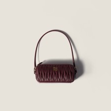 Miu Miu Matelassé Nappa Leather Pouch Bag Burgundy BNWT  Description  Brand new picture