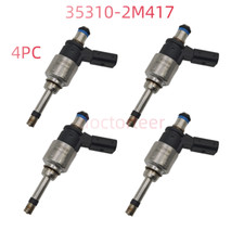 4PC Fuel Injector For Hyundai Santa Fe Sonata Tucson KIA Sorento 353102M417 picture