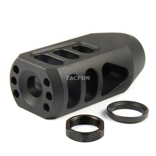 Tanker Style Muzzle Brake 5/8x24 Pitch for 308 picture