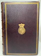 1877 SPENSER Works WINCHESTER Prize Binding Saye & Sele Arms Full Morocco picture