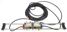 Fuji Electric FLD410B1-A Ultrasonic Flow Meter Sensors W/ Cables - BRAND NEW picture