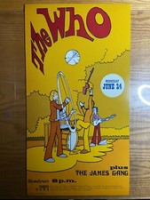 The Who Electric Factory Concert Poster 1970 2nd Print Official w/ COA  picture
