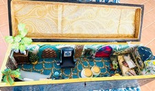 dollhouse room set 45+Beach Resort Palm vintage filled bead floor Harem  trunk picture