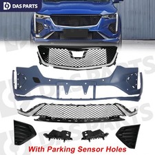 For 2020-2024 Cadillac CT4 Complete Front Bumper Grille Fog Light Cover Bracket picture