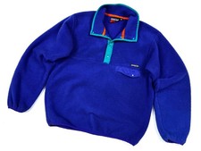 Men's PATAGONIA Synchilla Blue Fleece Sweaters Jacket Outdoor Casual Size M/L picture