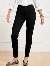 NWT Talbots Women’s Size 8P Black Rayon Blend Soho 5 Pocket Jegging picture
