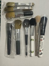bareMinerals Face Brush Lot 9pc Powder Foundation Kabuki Brushes NEW picture