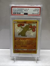 Pokémon Sudowoodo Shiny Holo SV20/SV94 Hidden Fates 2019 100 HP PSA 10 picture