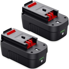 2 Pack 18V for Black and Decker HPB18 18 Volt 6.0Ah Battery HPB18-OPE 244760-00A picture