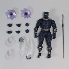 Amazing Yamaguchi Black Panther Action Figure 15cm Kaiyodo Revoltech picture