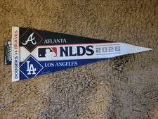 2026 NLDS Atlanta Braves Los Angeles Dodgers Duel 12x30 Premium Pennant picture