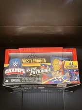 WWE Champs Elite Entrance WrestleMania 41 Tour Bus Figure Set Red Brand New Seal picture