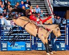 Rocker Steiner NFR Wrangler Rodeo Signed 8x10 Autographed Photo Reprint picture