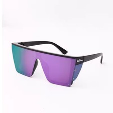 Million Vision Safety Glasses Z87 Black Frame Purple Mirrored Lens Designer  picture
