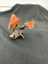 Monarch Butterflies Or Orange  Butterflies On A Branch Figurine  picture