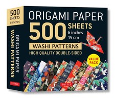 Origami Paper 500 Sheets Japanese Washi Patterns 6