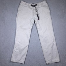 Gramicci Pants Men's XL Beige Rockin Sport Belted Organic Cotton Twill Climbing picture