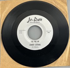 Rare VTG Johnny Stevens 1958 Ask For Me/You Are My Love 45 Record Vinyl 7” picture