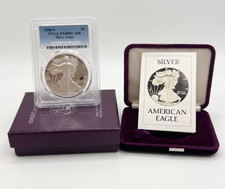 1986-S American Silver Eagle Proof PCGS PR69DCAM - Original Mint Box & COA picture