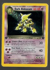 Pokemon Dark Alakazam Team Rocket First Edition 1/82 Holo Rare NM picture
