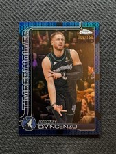2025-26 Topps Chrome Update Donte DiVincenzo /150 Blue Basketball Refractor#108 picture