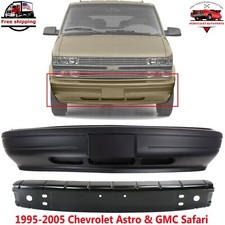 Front Bumper Cover Primed & Reinforcement For 1995-2005 Chevy Astro / GMC Safari picture